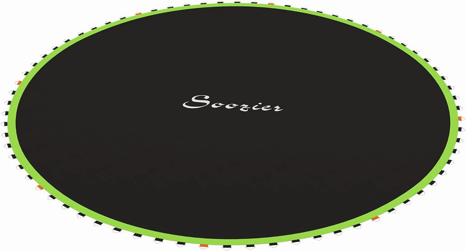 Souzier Trampoline Replacement Mat for 14' Trampolines with 80 V-Hooks -Waterproof, Durable,UV-Protected & Easy Spring Installation