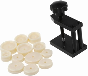 Spiral Watch Case Press Tool Precision Fitting Back Cover Remover for Watch Repair Durable Black Design Essential for Watchmakers Scratch Operation