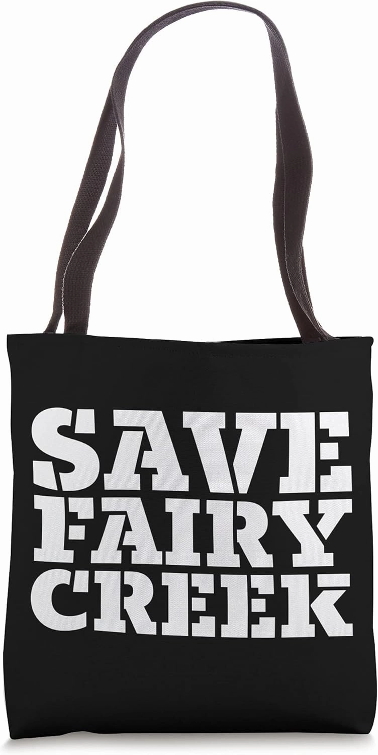 Stencil Save Fairy Creek Tote Bag