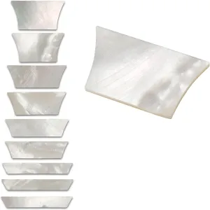 StewMac Mother-of-Pearl Inlay Set Compatible with Gibson Les Paul Standard
