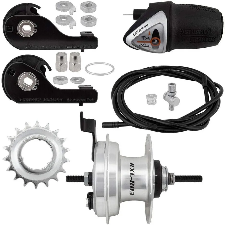 Sturmey Archer RXLRD3 3sp Hub & Drum Brake Kit - HKC3TY.SAXS.AS0.BX