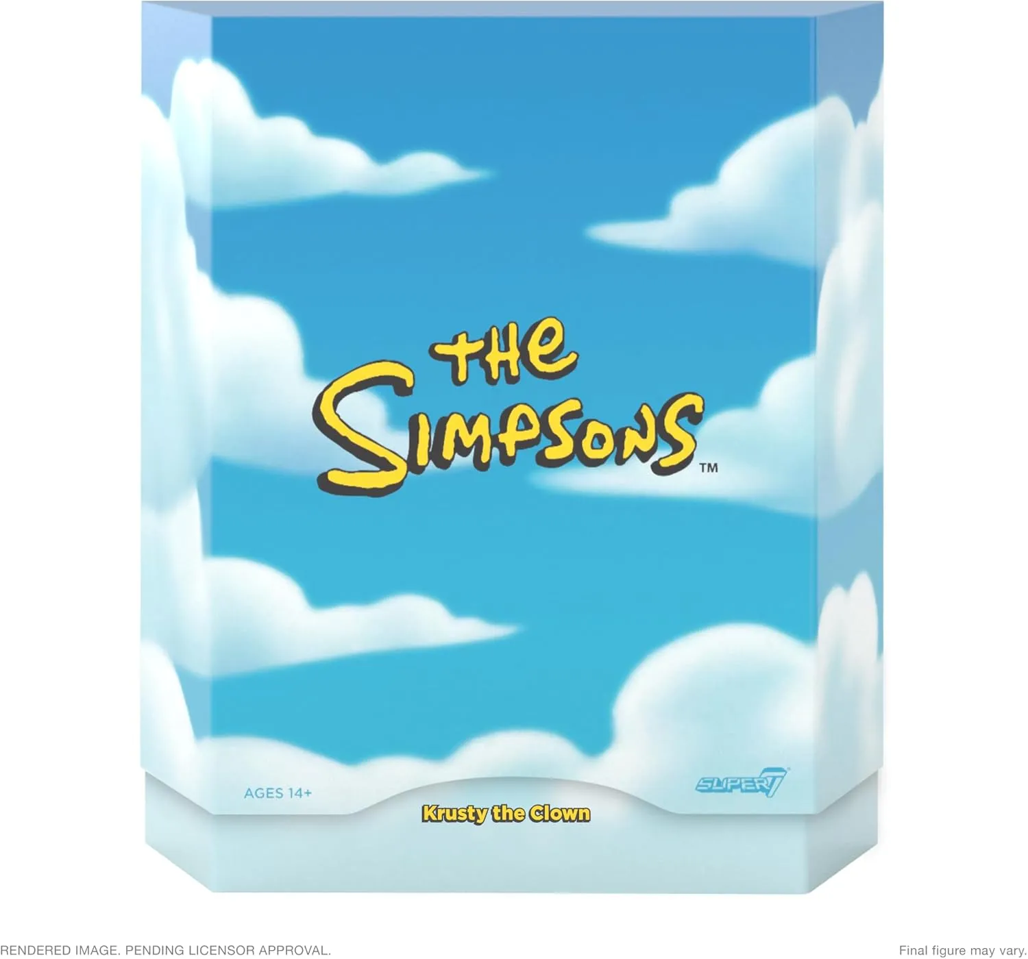 Super7 Ultimates The Simpsons Krusty The Clown - 7" The Simpsons Action Figure with Accessories Classic TV Show Collectibles and Retro Toys