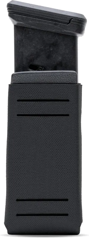 Tacticon Pistol Rifle Mag Pouch | Combat Veteran Owned Company | Belt Clip & Molle Clip Attachments | Universal Magazine Carrier for Ammo | Fits Most Sporting & Hunting Rifle Magazines