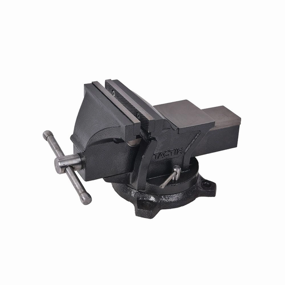 TACTIX Bench Vise With Swivel Base (4 Inch)