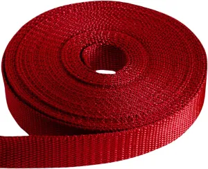 TECEUM 1" & 1.5" & 2" Webbing – 10 25 50 Yards – 40  Colors – Heavy Duty 1 Inch 1.5 Inch 2 Inch Webbing for Climbing Outdoors Indoors Crafting DIY