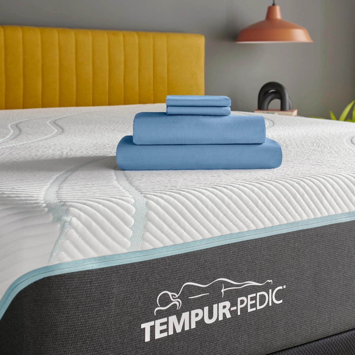 TEMPUR ProAir Sheet Set Blue Azure - King