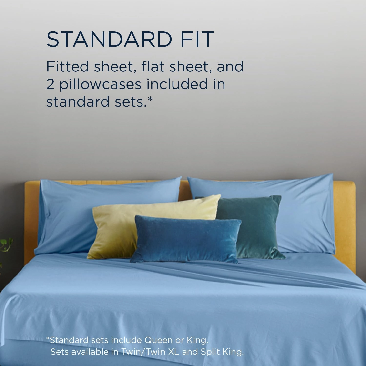 TEMPUR ProAir Sheet Set Blue Azure - King
