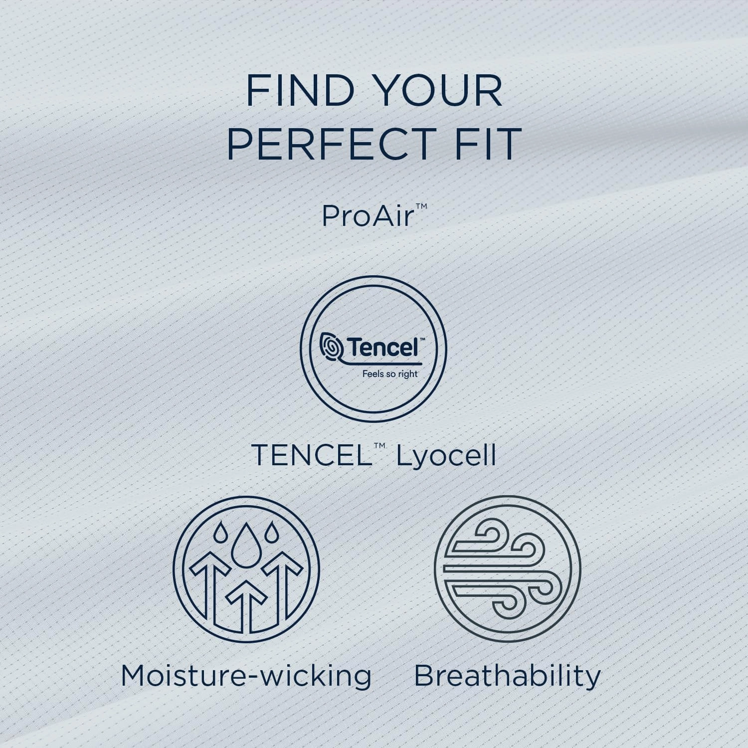 TEMPUR ProAir Sheet Set Blue Azure - King