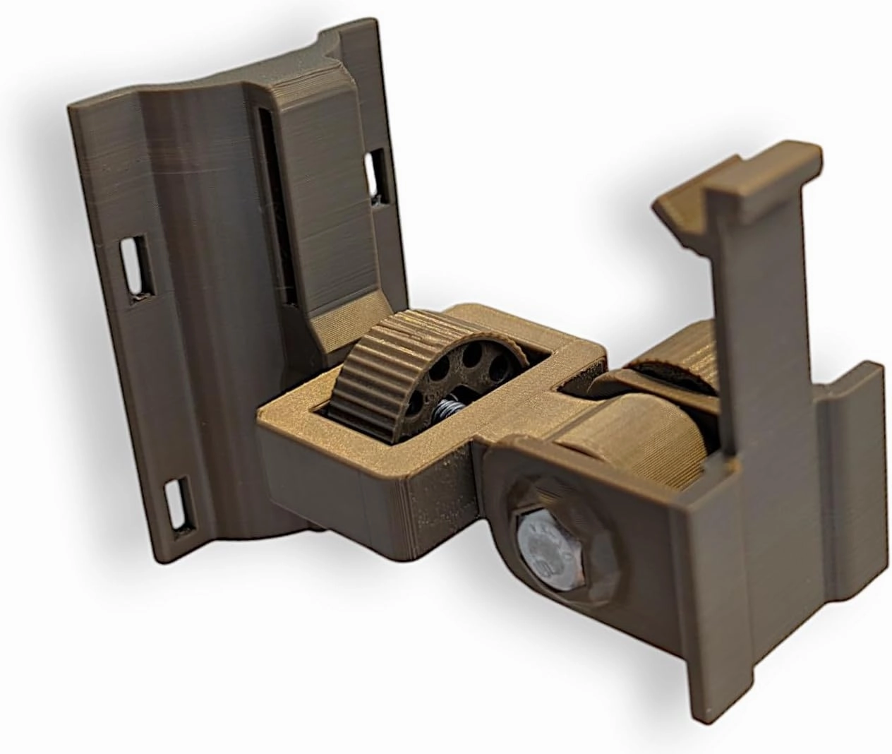 The ADK Edge Trail Camera Mount Compatible with Moultrie Edge – Custom Designed, Tool-Less, 360° Leveling & 180° Tilt, Adjustable, Versatile, Durable, Trail Camera Mounting Bracket