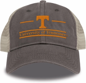 The Game Iowa Hawkeyes Adult Relaxed Khaki Meshback Snapback - Team Color