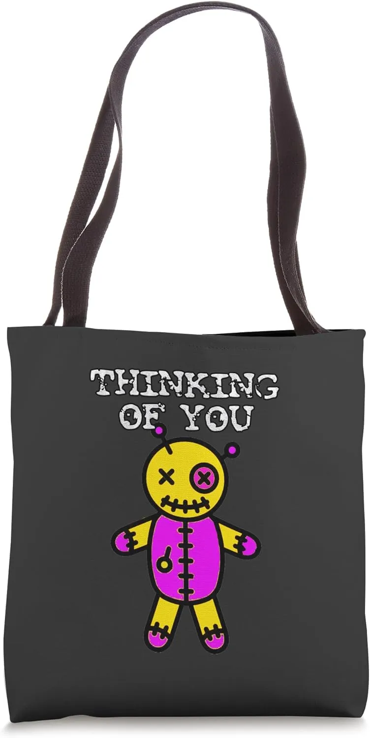 Thinking Of You Voodoo Doll Mardi Gras Parade New Orleans Tote Bag