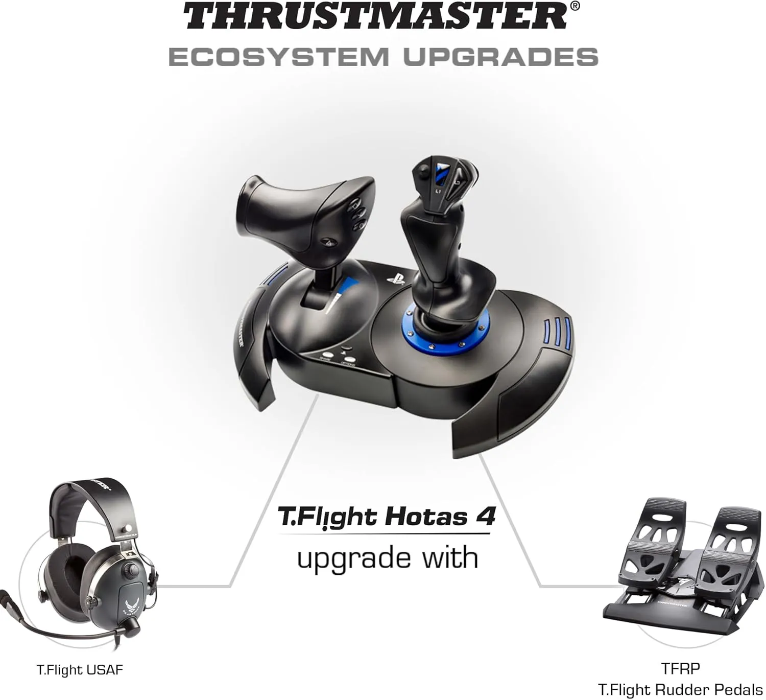THRUSTMASTER Play,Plug T.Flight Hotas 4 (PS4/PC),4160664, Playstation 4