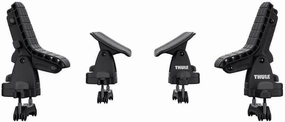 Thule DockGlide - Carries kayaks up to 36" wide - Fits all hull shapes - Kayak roof rack - One-person easy loading - 75lb weight capacity