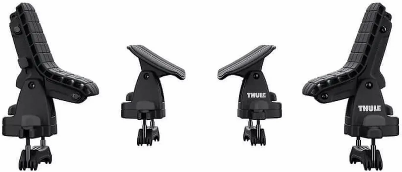 Thule DockGlide - Carries kayaks up to 36" wide - Fits all hull shapes - Kayak roof rack - One-person easy loading - 75lb weight capacity
