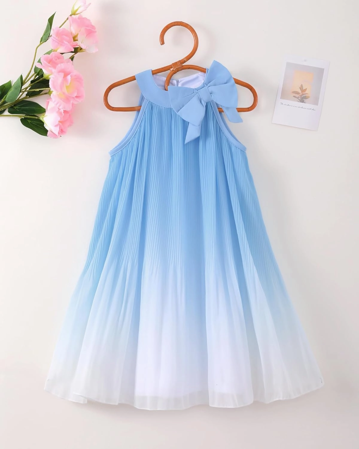 Toddler Girl Tulle Dress Summer Clothes Little Girl Ombre Halter Dress Kids Casual Sundress Toddler Princess Outfits