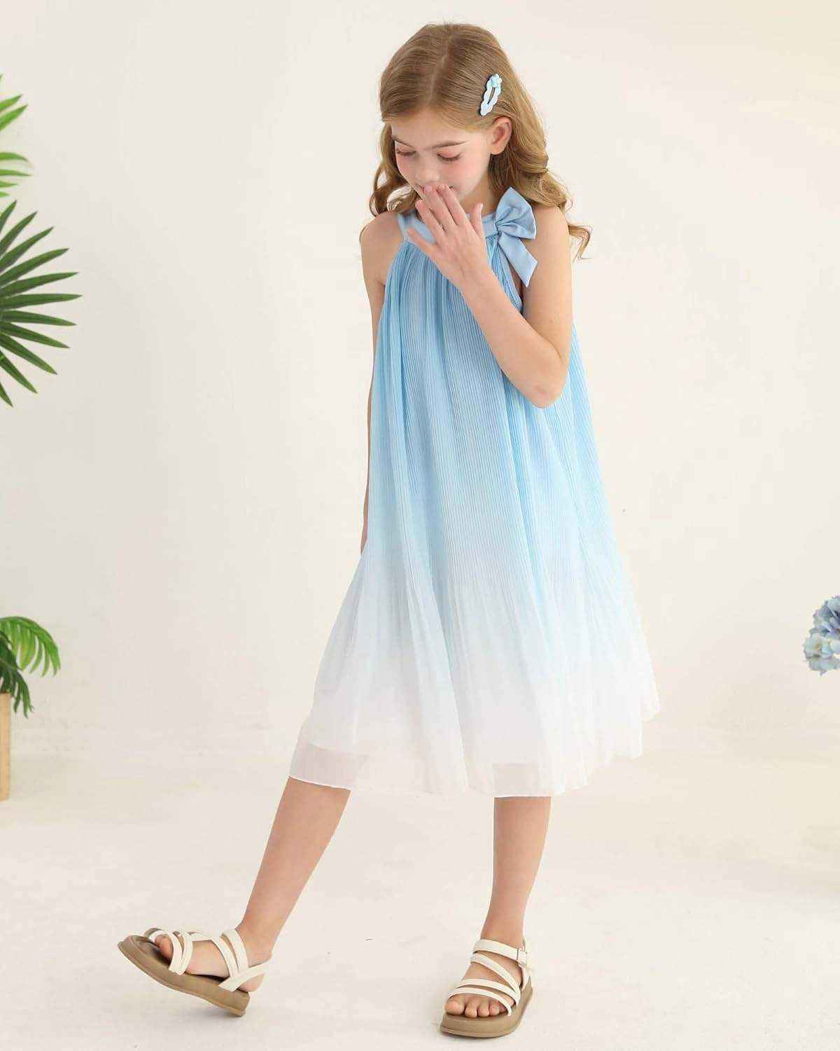 Toddler Girl Tulle Dress Summer Clothes Little Girl Ombre Halter Dress Kids Casual Sundress Toddler Princess Outfits