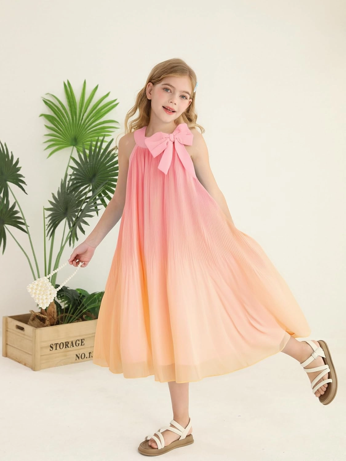 Toddler Girl Tulle Dress Summer Clothes Little Girl Ombre Halter Dress Kids Casual Sundress Toddler Princess Outfits