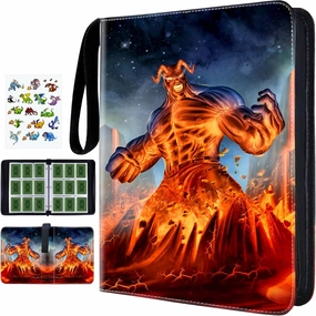 Trading Card Binder 990 Pockets, Card Collection Binder Great Gift for Children, Sports Card Binder Suitable for Organizing Baseball, Football and Hockey Card Binder, Give 16 Bonus Reward Stickers