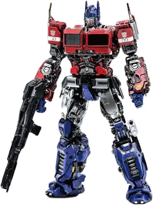 Transformers Optimus Prime Figure Model Kit – Freightliner FLA Cabover Easy to Assemble 3D Articulated Action Figure Pre Painted Collectible Series Toys Hobby 03111