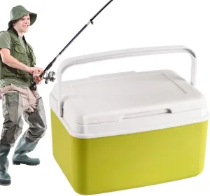 Travel Cooler Box - Leakproof Ice Cooler Carrier, Thermal Picnic Container | Portable Food Organizer Large Outdoor Ice Chest with Handle, Drink and Snack Storage for Camping, BBQ, Beach Trips,