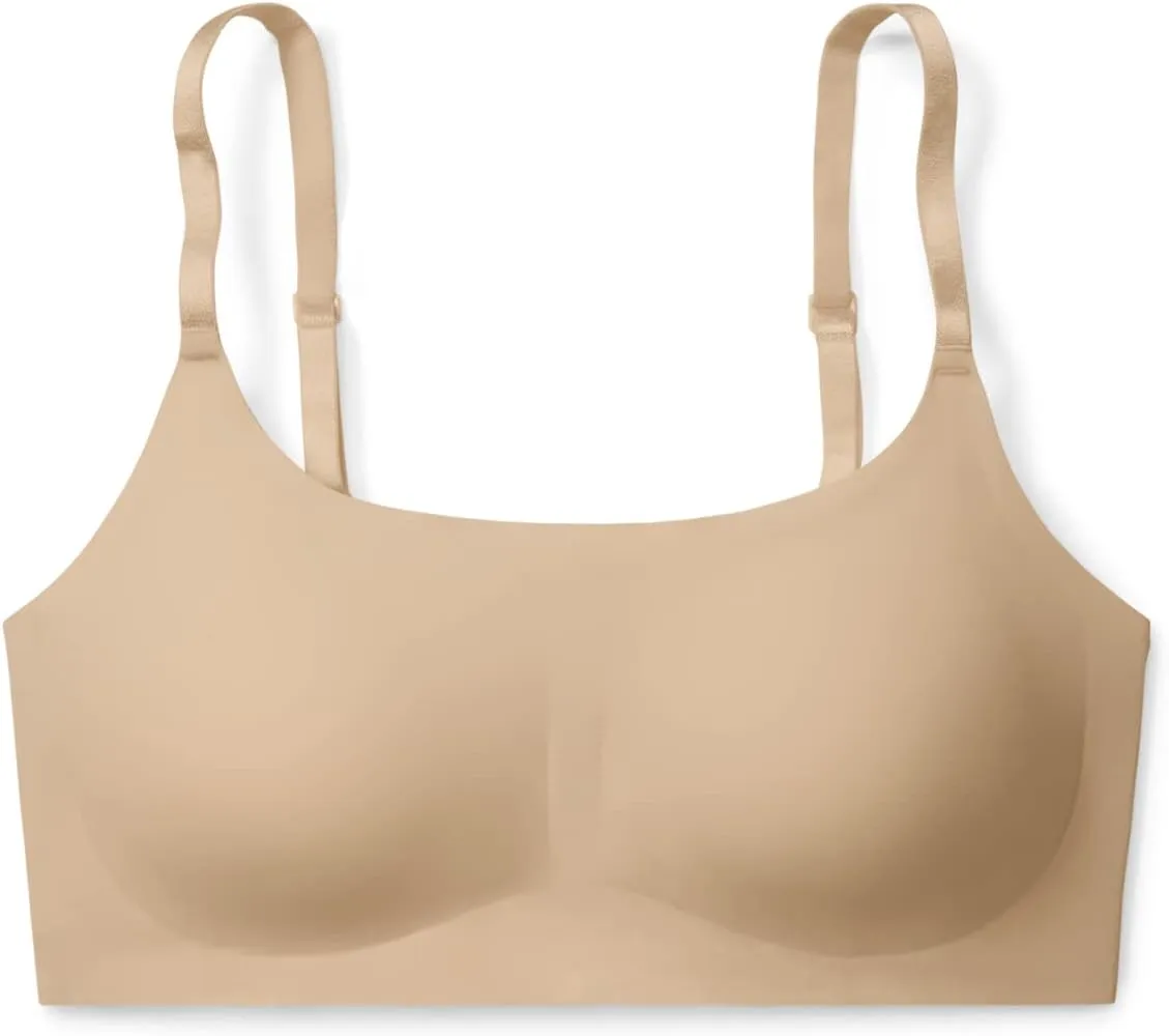 True & Co Women's True Body Boost Scoop Neck Adjustable Strap Bra