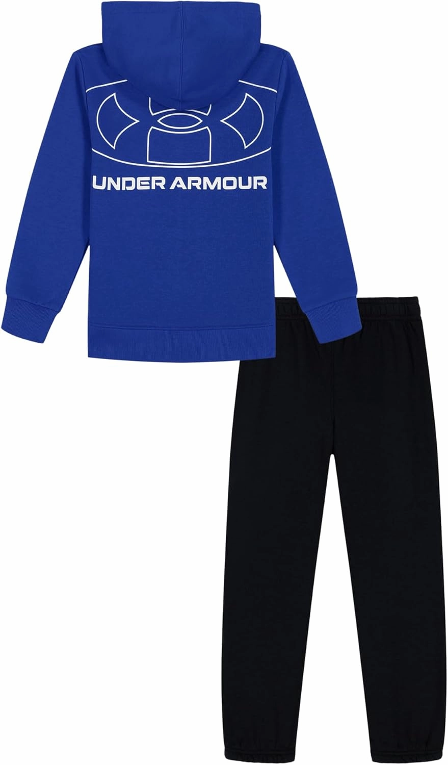 Under Armour boys Long Sleeve Logo Hoodie & Joggers Set, Baby & Toddler