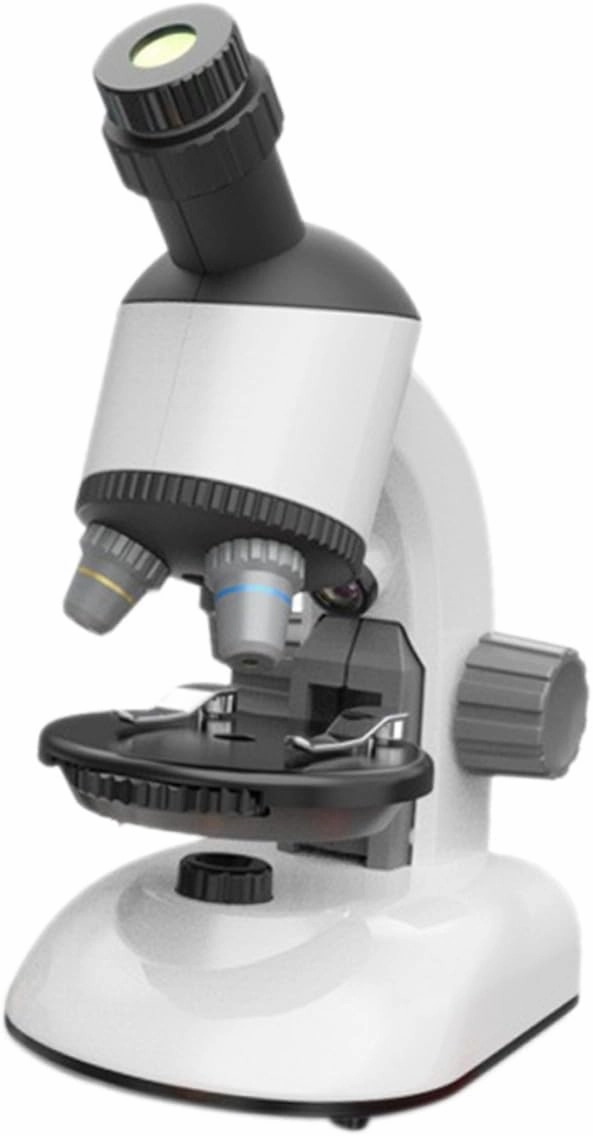 Vaguelly 1 Set Microscope Rotatable Magnifier for Educational Microscope with LED Light for Science Experiments and Observing Microscopic Details