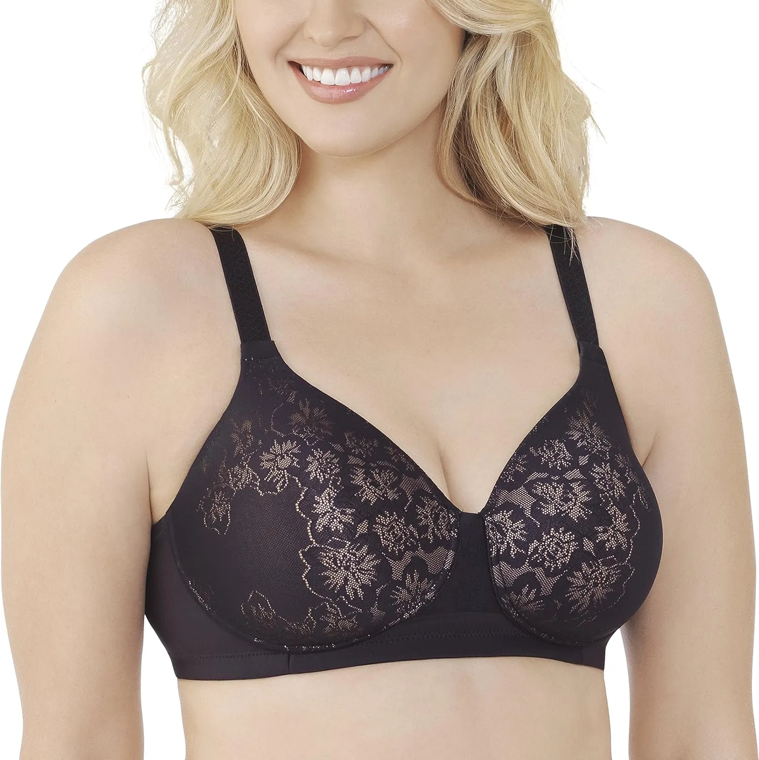 Vanity Fair Women's Beauty Back Full Figure Wirefree Smoothing Bra