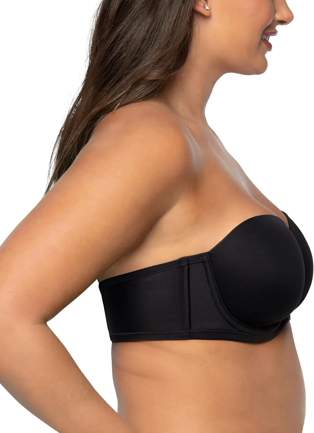 Vanity Fair Women's Beauty Back Smoothing Strapless Bra, 4-Way Stretch Fabric, Lightly Lined Cups Up to H