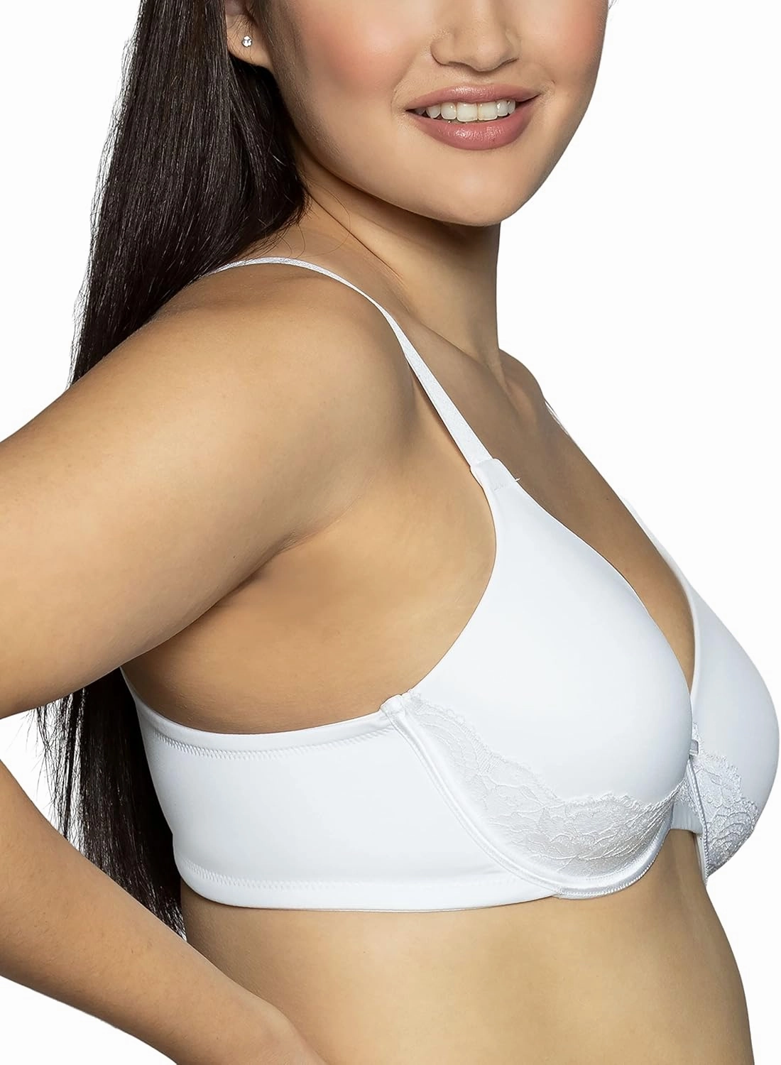 Vanity Fair Women's Beauty Back Full Figure Underwire Smoothing Bra with Lace