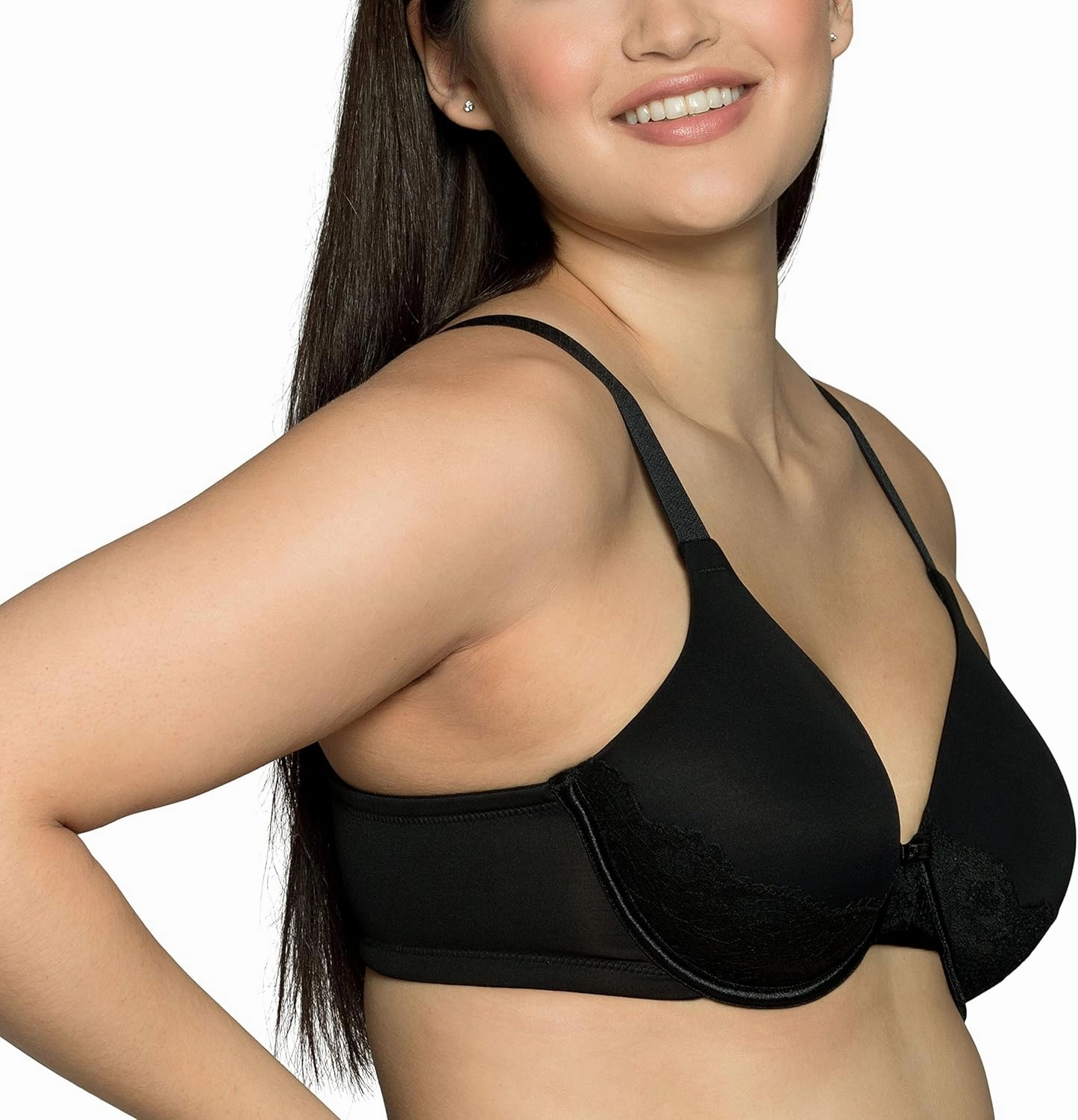 Vanity Fair Women's Beauty Back Full Figure Underwire Smoothing Bra with Lace