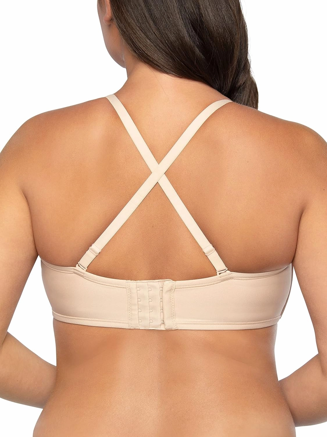 Vanity Fair Women's Beauty Back Smoothing Strapless Bra, 4-Way Stretch Fabric, Lightly Lined Cups Up to H
