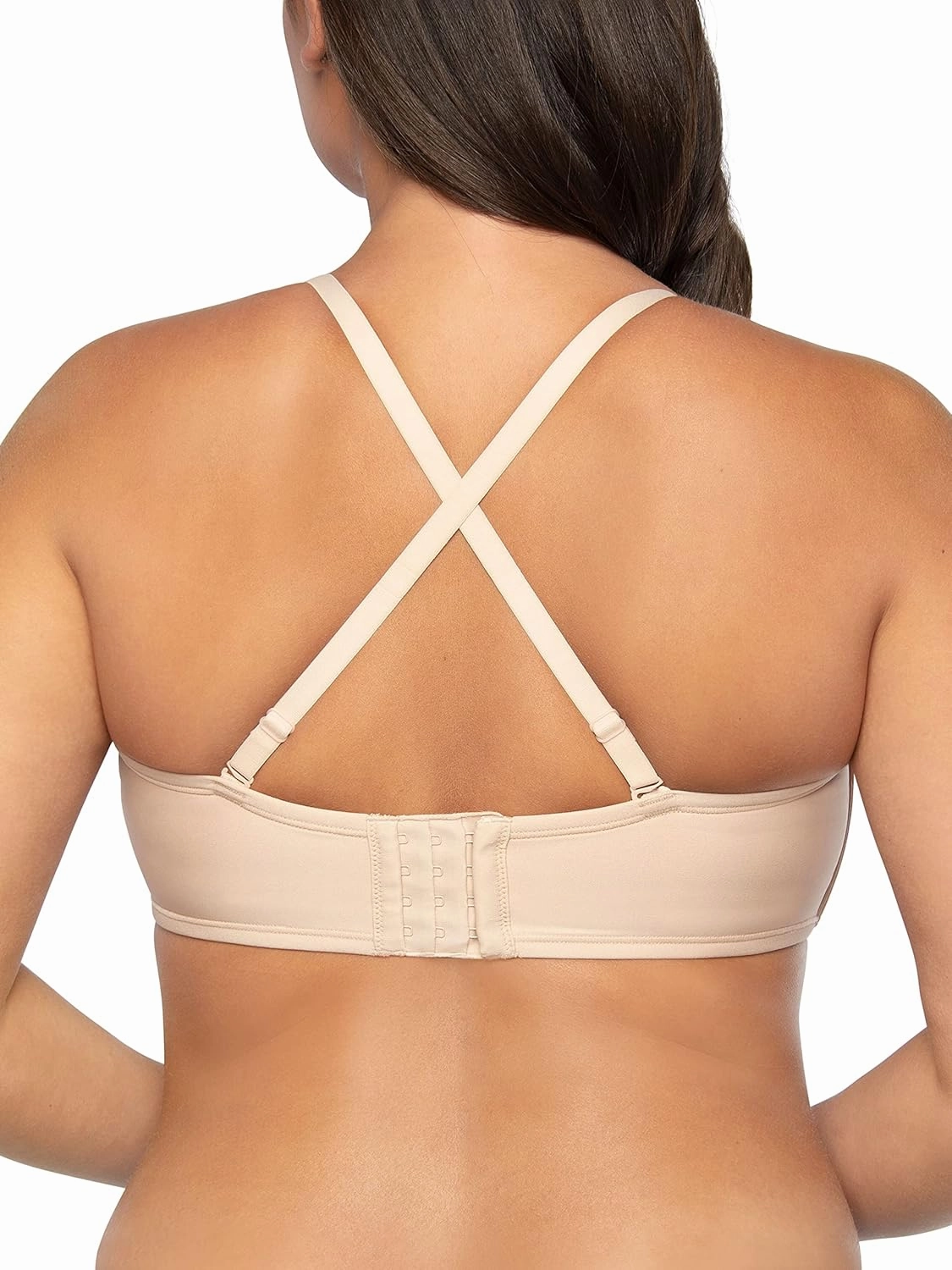 Vanity Fair Women's Beauty Back Smoothing Strapless Bra, 4-Way Stretch Fabric, Lightly Lined Cups Up to H