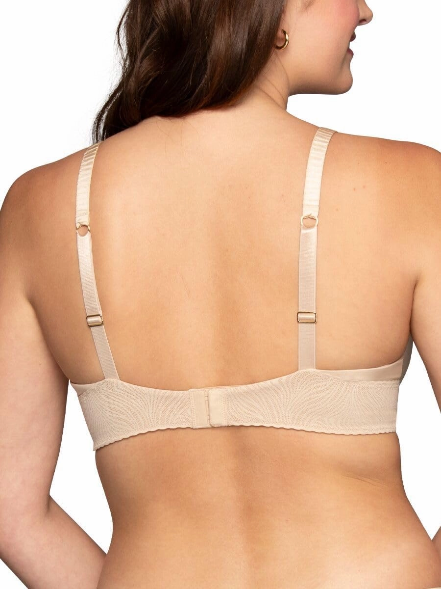 Vanity Fair Women's Effortless Underwire Bra, Buttery Soft Fabric & Lightweight Memory Foam Cups up to DD