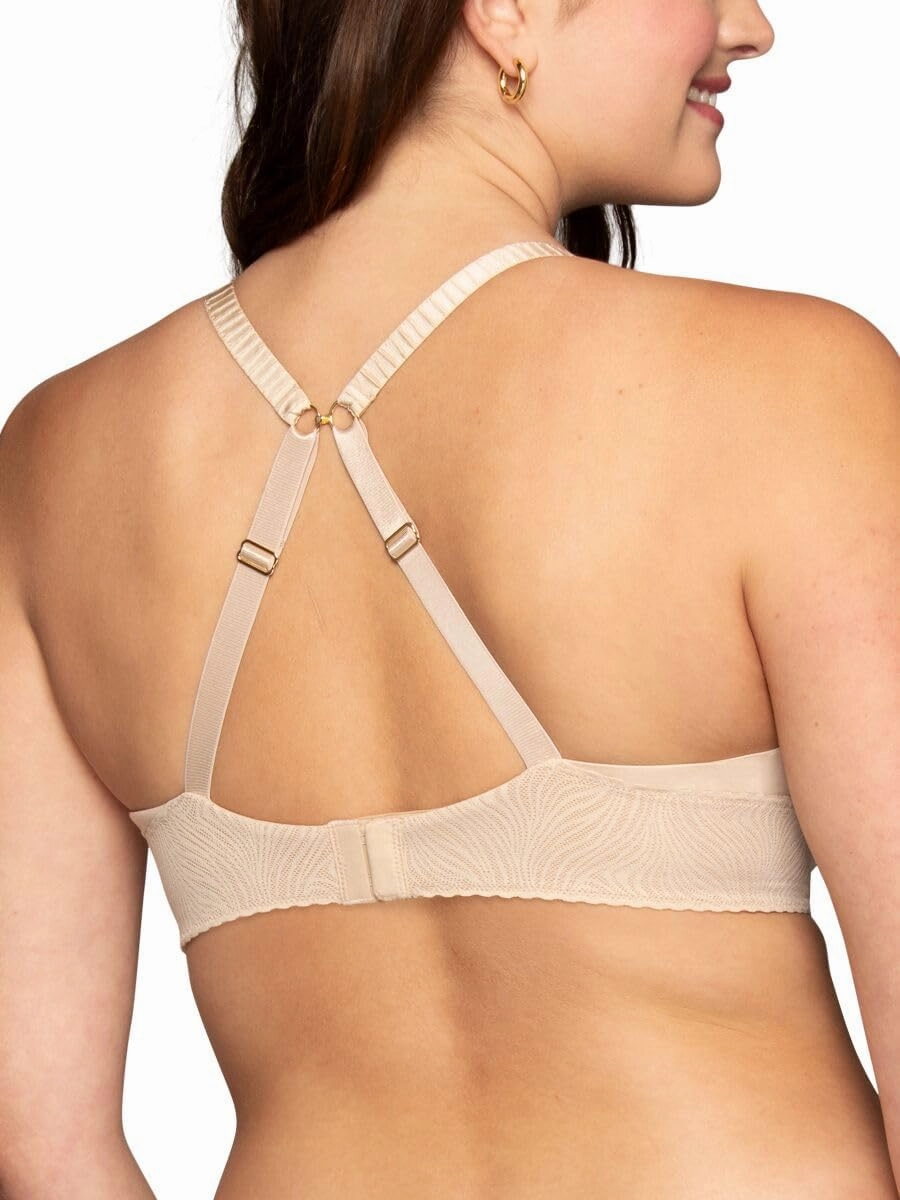Vanity Fair Women's Effortless Underwire Bra, Buttery Soft Fabric & Lightweight Memory Foam Cups up to DD
