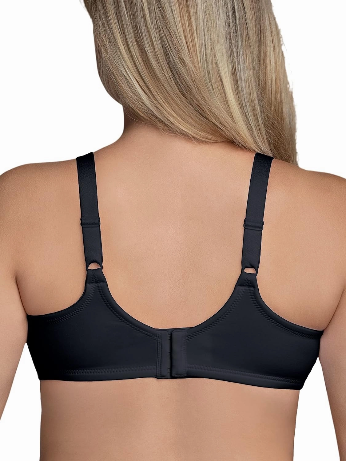 Vanity Fair Women's Full Figure Beauty Back Smoothing Bra, 4 Way Stretch Fabric, Lightly Lined Cups up to H