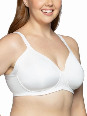 Vanity Fair Women's Full Figure Wireless Bra, Extended Side & Back Smoothing, Lightly Lined Cups Up to DDD