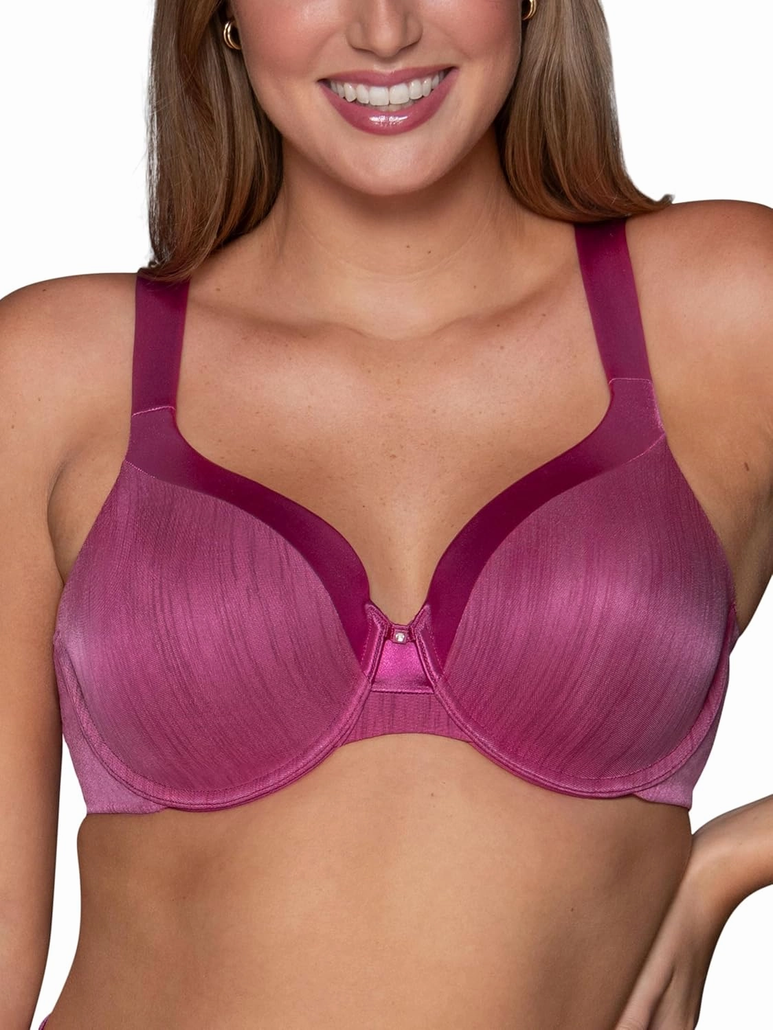 Vanity Fair Women's Illumination Full Figure Zoned-in Support Bra, Lightly Lined Cups Up to DD