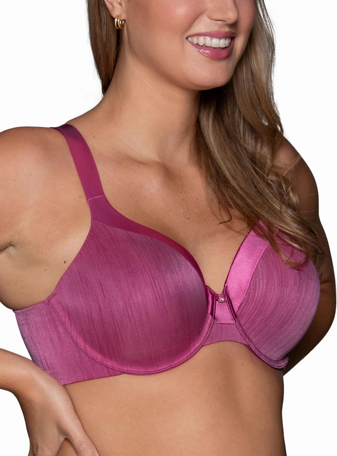 Vanity Fair Women's Illumination Full Figure Zoned-in Support Bra, Lightly Lined Cups Up to DD