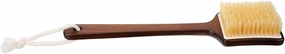 VICASKY Bath Brush with Wooden Handle Exfoliating Back Scrubber for Shower Soft Pig Bristles for Gentle Cleansing for Relaxing Bathing Experience Durable