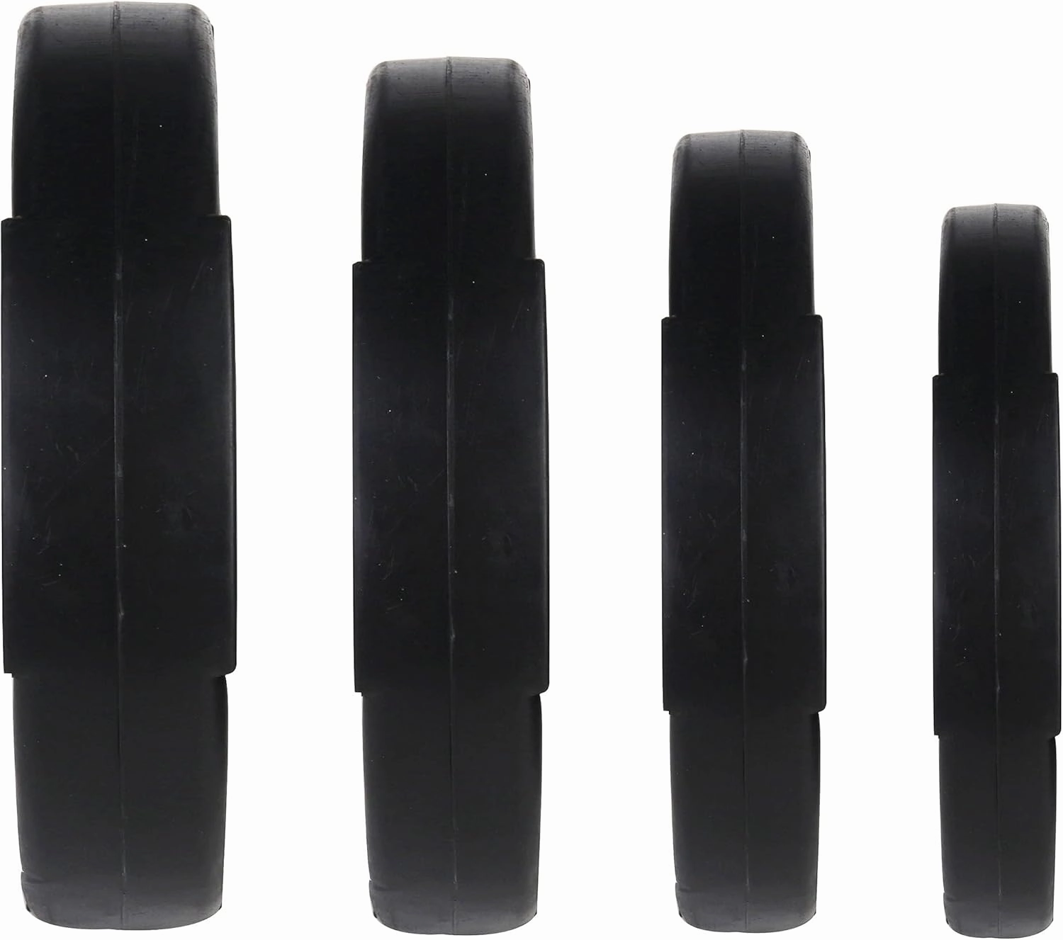 Vinyl Standard 1-Inch Plate Weight Plate Set for Strength Training and Weightlifting