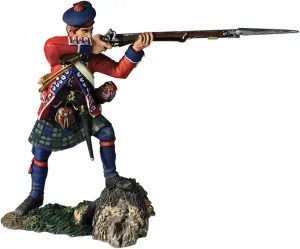 W. Britain Soldiers 16055 42nd Royal Highland Regiment Battalion Coy Standing Firing No 2