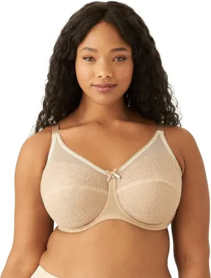 Wacoal womens Retro Chic Full Figure Seamed Unlined Underwire Bra