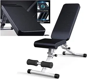 Weight Bench Exercise Workout Dumbbell Bench Adjustable Benches Weight Lifting Dumbbell Stools Weight Bench Adjustable Workout Bench Folding Stools Flat Stools Sit-Ups (Black)