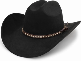 Western Cowboy Hat for Women and Men, Unisex Big Wide Brim Felt Hats for Cowboys and Cowgirls