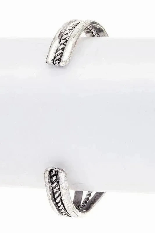 Western Pear Shape Stone Cuff