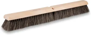 Wide Block Horsehair Broom, Concrete, 24 inch, Natural Horsehair, Wide Wood Block, Brush, Made in the USA, 6442