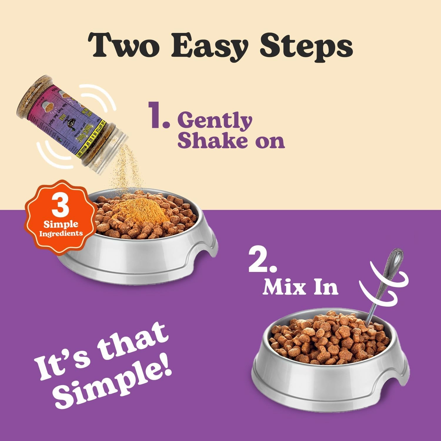 Wild Meadow Farms - Magic Dust Duck Jerky Topper, Single Protein Pet Food Topper for Dogs & Cats, Enhance Flavor & Elevate Mealtime Excitement for Picky Eaters, Made in USA - 8 Ounce Bottle