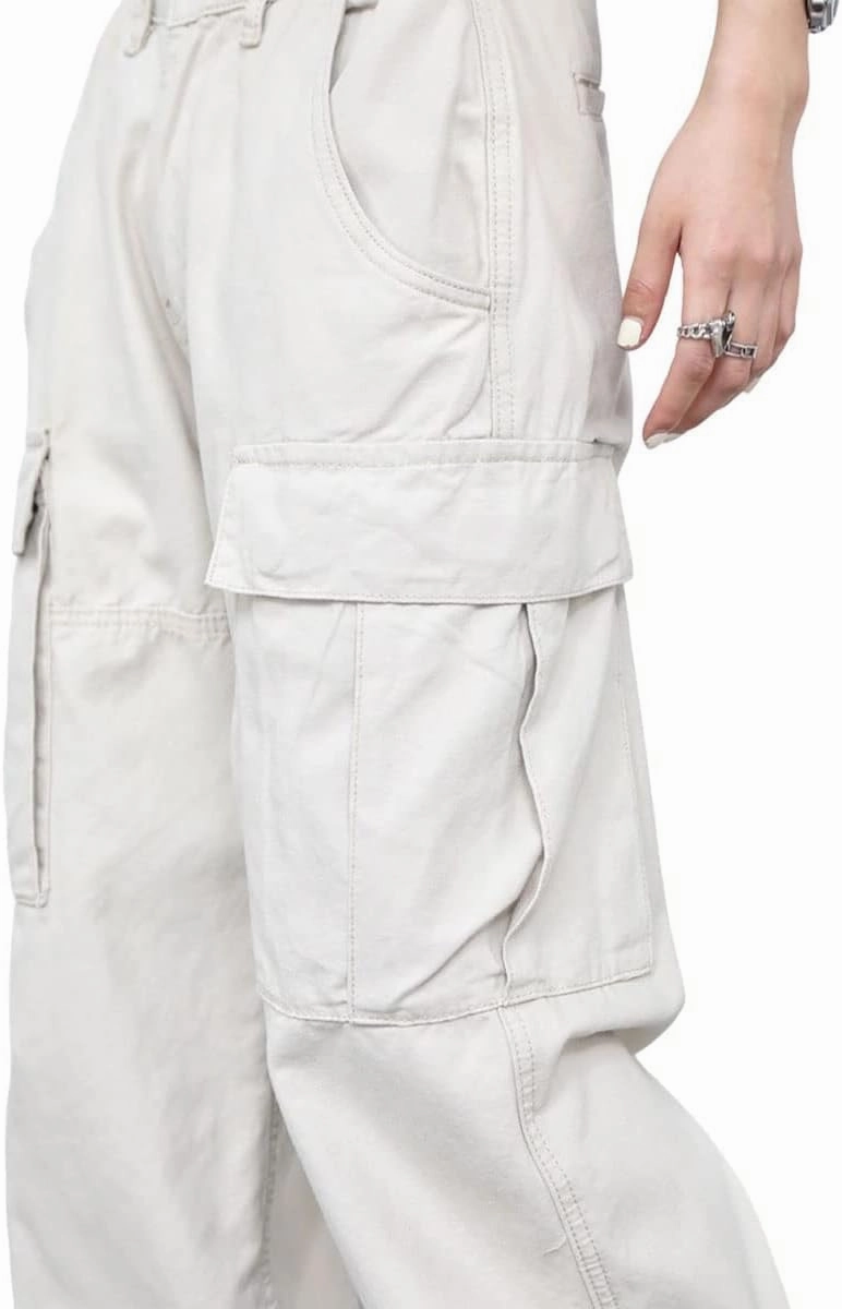Women Cargo Pants Baggy Y2K Clothing Multi Pockets High Waist Loose Straight Leg Pants Vintage Grunge Aesthetic Clothes