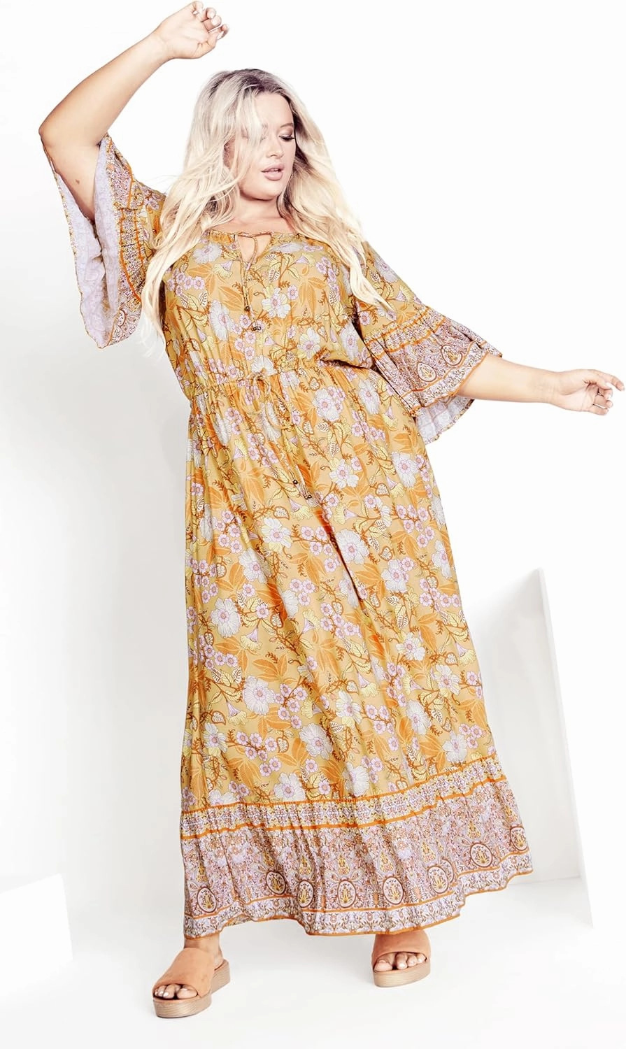 Women's Plus Size Follow Your Heart Maxi Dress